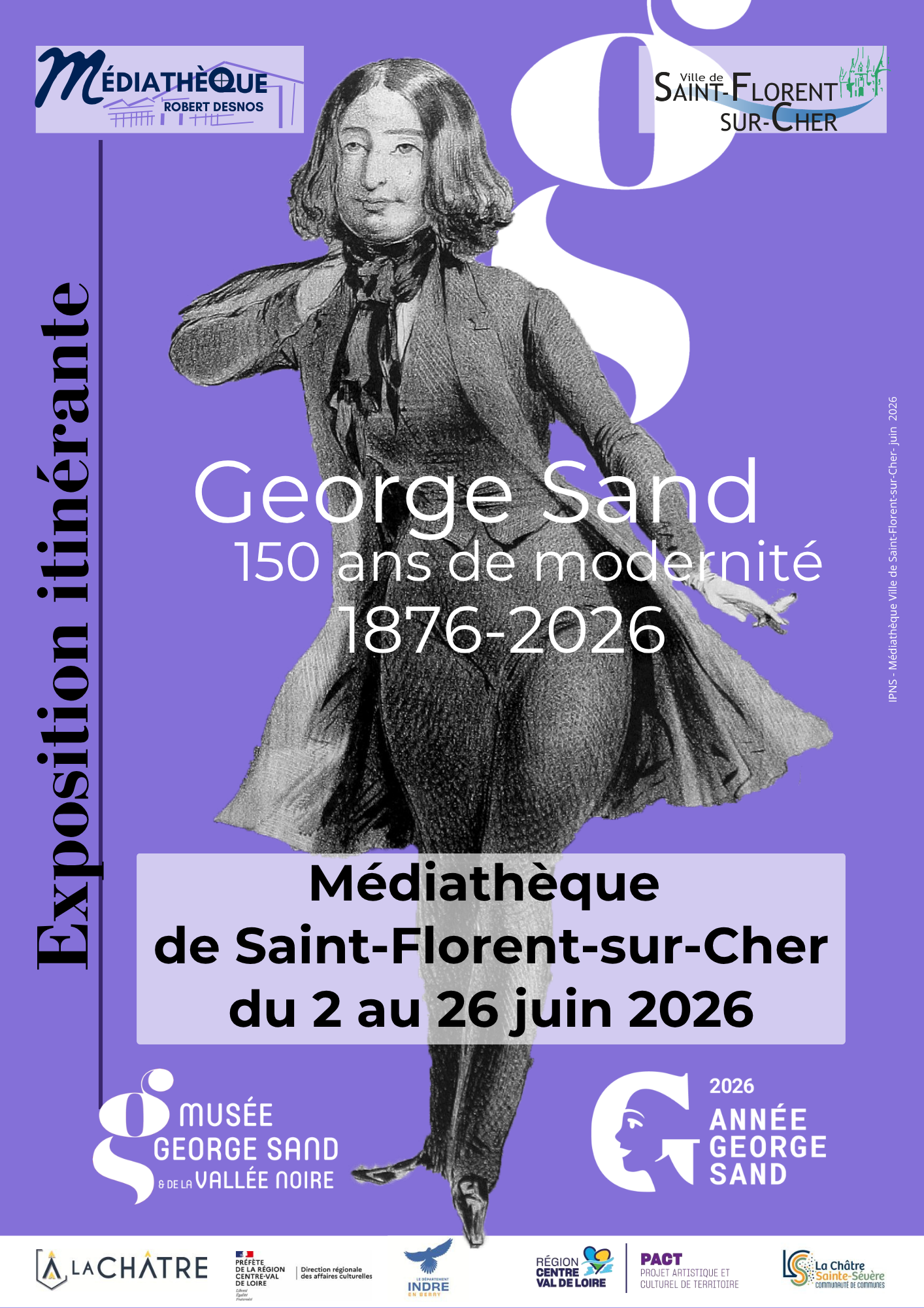 Affiche exposition George Sand