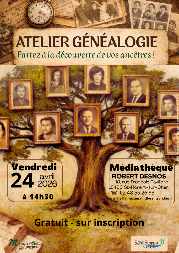 Atelier généalogie avril